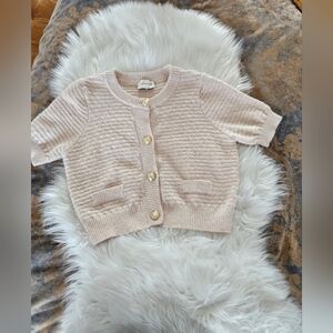Pale Pink Ladylike Cardigan Sz. Medium